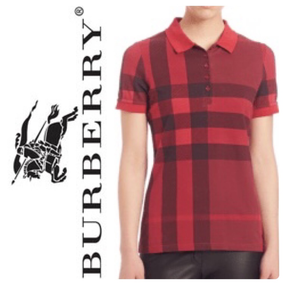 Authentic Burberry Exploded Check Print Polo Shirt - Picture 4 of 8